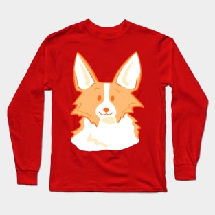 Adorable Little Orange Corgi Long Sleeve T-Shirt